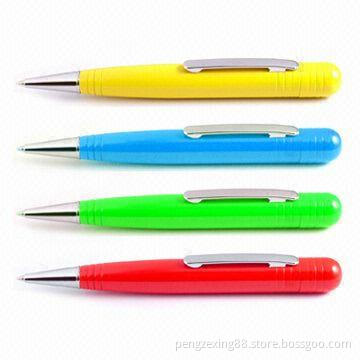 Ball Pen Shape USB Flash Drive with Popular Logo Design